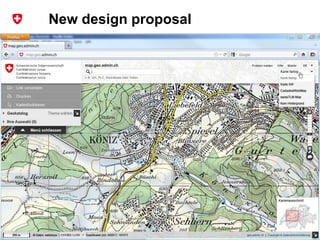 Bundesamt für Landestopografie swisstopo 33
New design proposal
 