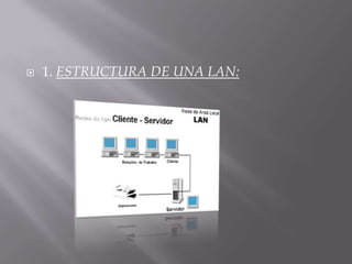  1. ESTRUCTURA DE UNA LAN:
 