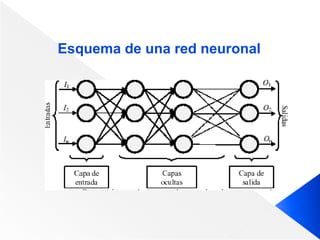Esquema de una red neuronal
 