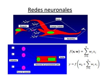 Redes neuronales
 