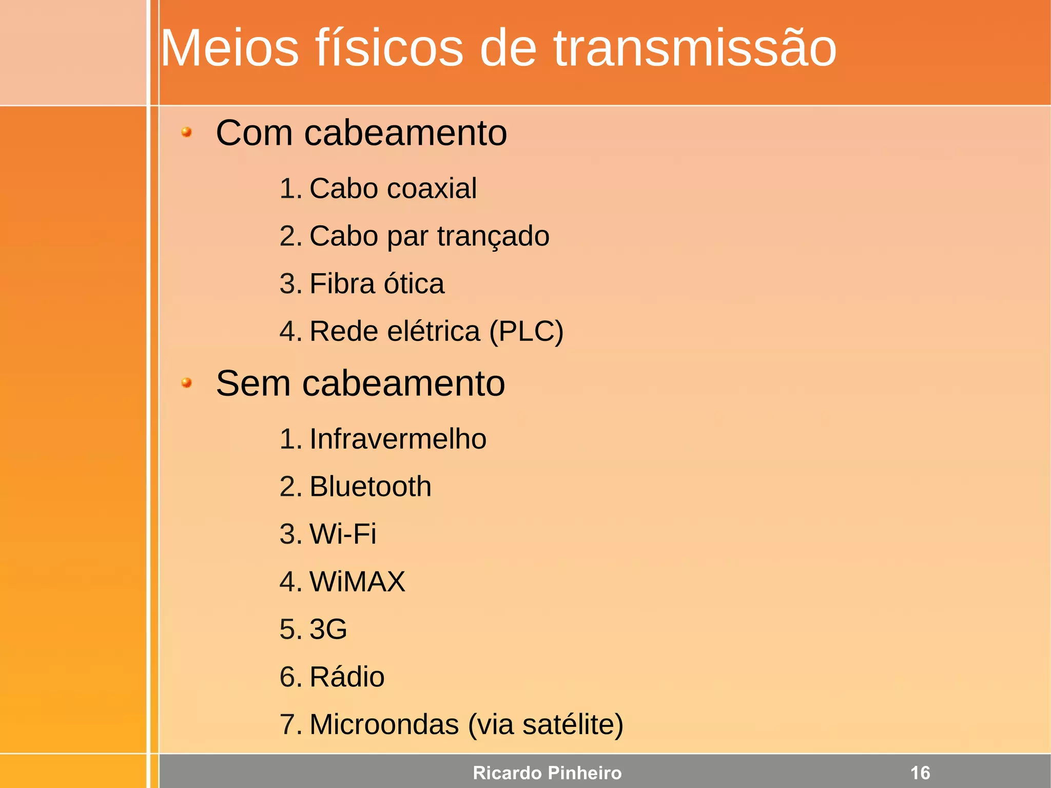 Fundamentos de Redes de Computadores parte 1