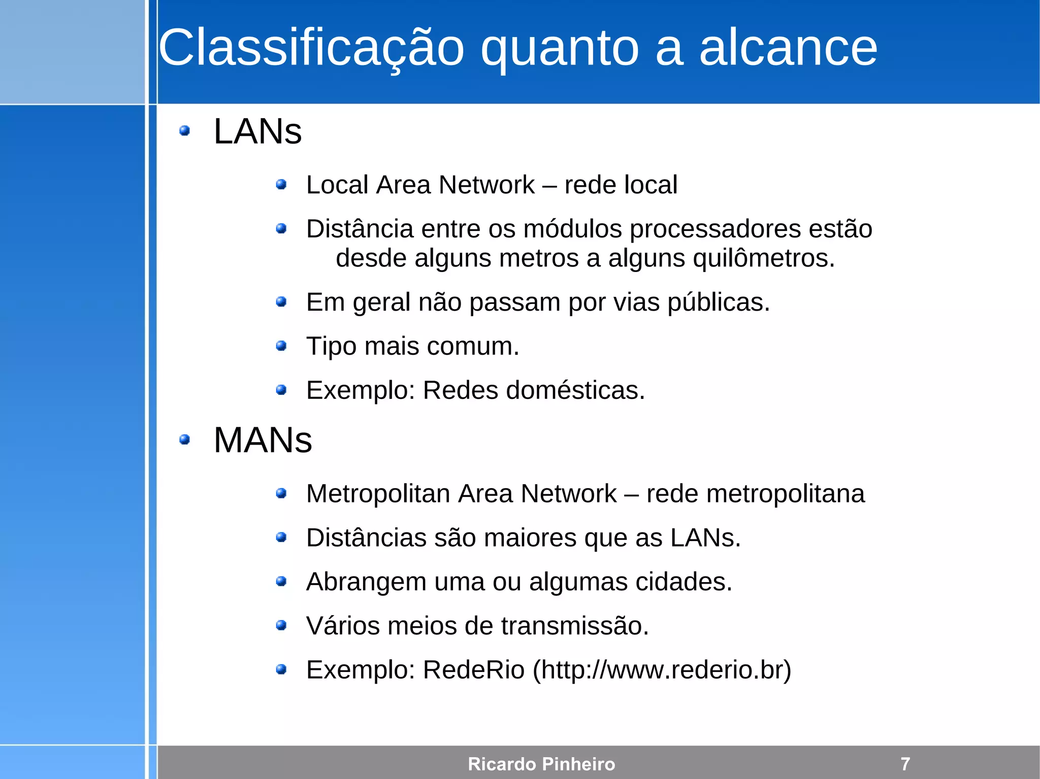 Fundamentos de Redes de Computadores parte 1