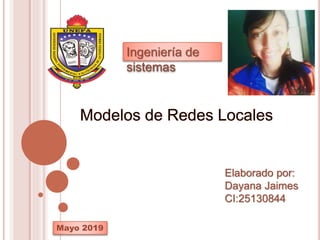 Ingeniería de
sistemas
Mayo 2019
Elaborado por:
Dayana Jaimes
CI:25130844
 
