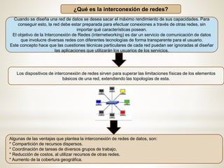 Interconexion Rte redes de interconexion | PPTX