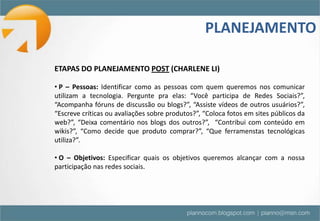 REDES SOCIAIS E NEGÓCIOSAS EMPRESAS NAS REDES SOCIAISAs empresas participam das Redes Sociais onde seus consumidores estão, de duas maneiras: Passiva e Ativa.