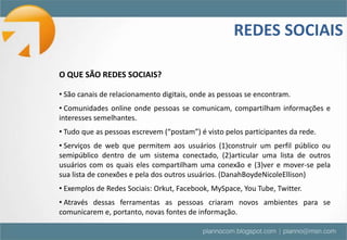 REDES SOCIAIS
