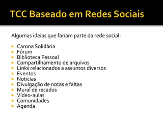 RedesSociaisRedes Sociais impactam o marketing principalmente no P de Promoção – estratégias de comunicação - mas TAMBÉM impactam os demais Ps:Produto de Redes Sociais– Orkut, Twitter, Layar, Ning, etc. Preço de Redes Sociais – LindenDolar, troca de um produto por outro em redes sociais (mesmo que seja o seu tempo)Praça de Redes Sociais – Orkut, Twitter, Facebook, etc.