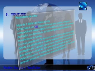 FacebookMuito antes de inventarem o “Orkut”, o “Facebook” já existia, e contendo mais funções e benefícios aos seus usuários. É muito fácil utilizar, e seus aplicativos e brincadeiras são bem mais interessantes e bem melhores que o Orkut.Foi inventado por um ex-estudante da “Harvard”, chamado Mark Zuckerberg, um gatoro muito inteligente e dedicado. Para participar do site entre em “facebook.com”, se cadastre e utilize instantaneamente..Redes Sociais / Facebook