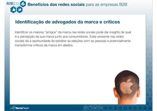 Benefícios das redes sociais para as empresas B2B



Monitoramento da concorrência
Embora seja essecial ouvir tudo o que e...