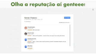 Olha a reputação aí genteee!
 