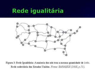 Rede igualitária
 Centralizada – um
 