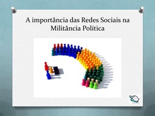 A importância das Redes Sociais na
       Militância Política
 