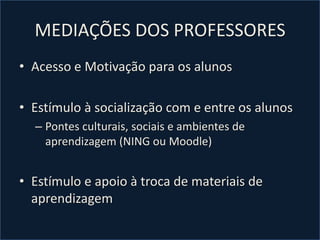 REDES SOCIAIS E EDUCAÇÃOInovaçãoMudançaCriatividadeHummmmm... Qual era o mesmo o papel do professor?