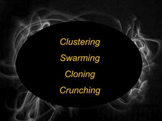 ClusteringSwarmingCloningCrunching