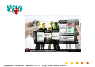 redes sociales en internetredes sociales en internetredes sociales en internetredes sociales en internet ···· 1 de marzo de 20101 de marzo de 20101 de marzo de 20101 de marzo de 2010 ···· enrique jarneenrique jarneenrique jarneenrique jarne ···· ibercaja zentrumibercaja zentrumibercaja zentrumibercaja zentrum
 