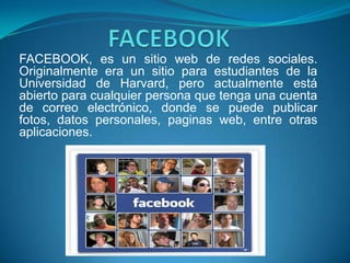 Los fines que han motivado la creación de las llamadas redes sociales son varios, principalmente, es el diseñar un lugar de interacción virtual, en el que millones de personas alrededor del mundo se concentran con diversos intereses en común.Un sistema abierto y en construcción permanente que involucra a conjuntos que se identifican en las mismas necesidades y problemáticas y que se organizan para potenciar sus recursos.