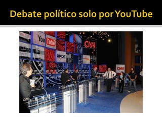 Debate político solo por YouTube