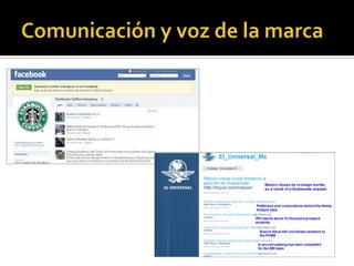 Comunicación y voz de la marca