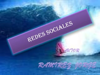 REDES SOCIALES AUTOR RAMIREZ  JORGE  