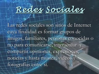 Redes   Sociales ,[object Object]
