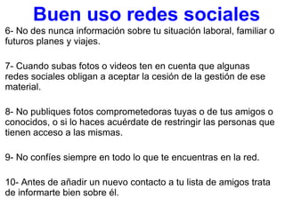 Acceso a contenidos inapropiados  