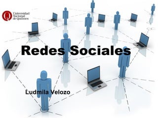 Redes Sociales Ludmila Velozo 