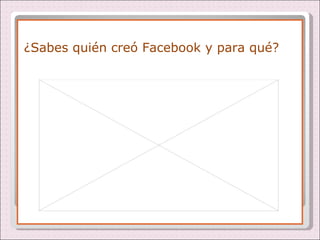 ¿Sabes quién creó Facebook y para qué? 