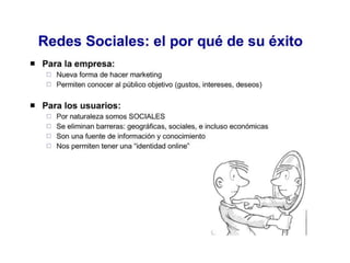 Redes sociales