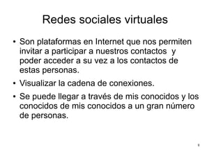 Redes sociales virtuales