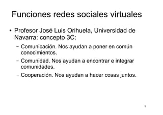 Redes sociales virtuales