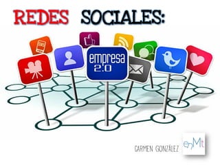 REDES SOCIALES:




            CARMEN GONZÁLEZ
 