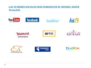 Linkara:enfocado hacia las relaciones de amistad, se presenta como la primera red social para conocer gente a través de aficiones y opiniones. Y en cuanto al funcionamiento lo explican de manera muy simple, diciendo.” Expresa tu opinión, conéctate con tus amigos, conoce gente nueva”.Gazzag: es una mixtura entre red social profesional y red social de contactos personales. La apariencia y la usabilidad son bastante buenas y permite la creación de galerías de fotos y blogs, a diferencia de otras redes sociales en español que no lo permiten.eConozco:se presenta como una herramienta que te permite contactar con miles de profesionales a través de tus conocidos de confianza y donde puedes acceder a nuevas oportunidades para desarrollar tu carrera profesional. Fue también adquirida por Xing, fusionándose recientemente con dicha red.Gentenotable:Otra red de encuentros.