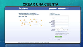 CREAR UNA CUENTA

 