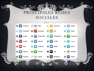 PRINCIPALES REDES 
SOCIALES 
 