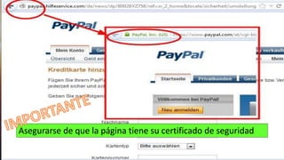 Asegurarse de que la página tiene su certificado de seguridad
 