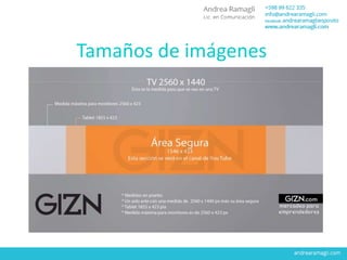 Tamaños de imágenes
 