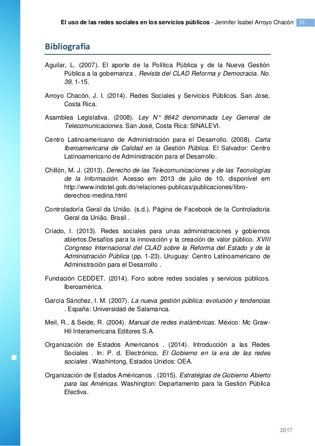 El uso de las redes sociales en los servicios públicos