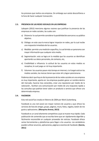 USO DE LAS REDES SOCIALES EN EL MARKETING DE LAS EMPRESAS | PDF