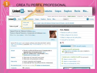 CREA TU PERFIL PROFESIONAL
 