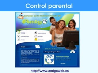 Control parental http://www.amigoweb.es 