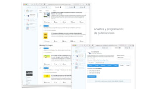 Analítica y programación
de publicaciones
 