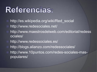     Las redes sociales aportan también una enorme cantidad de información, lo que llega a ser una ventaja para los usuarios, así como la gran ventaja de comunicación q tienen estas q ha ido mejorando con el paso de los años, con esto podemos deducir q en poco tiempo tendremos una era en donde tendremos un futuro automatizado y es seguro q esto cambiara la vida de todos los seres vivos. 