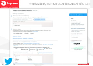 www.inyco m. e s#RedesSocialesCyL
REDES SOCIALES E INTERNACIONALIZACIÓN 360
 