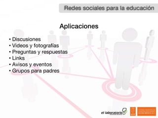 Webinar: Redes sociales para la educación