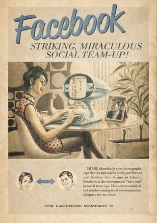 Redes sociales en los 50