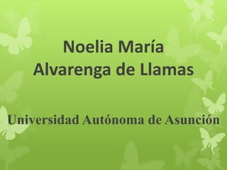 Noelia María
Alvarenga de Llamas
Universidad Autónoma de Asunción

 