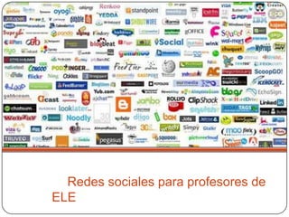 Redes sociales para profesores de ELE 