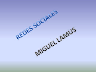 Redes sociales ppt