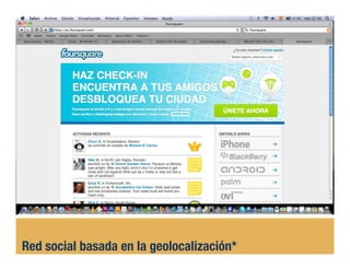 Red social basada en la geolocalización*!
 