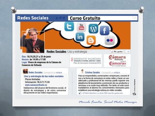 Marcelo Fuentes. Social Media Manager
 